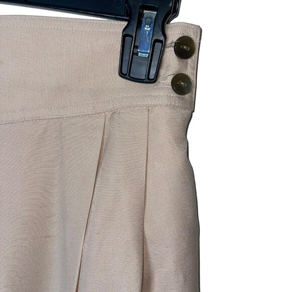 Harve Bernard Vintage Womens Trouser Pants Size 6 Peach High Rise Pleated Front - Picture 5 of 14